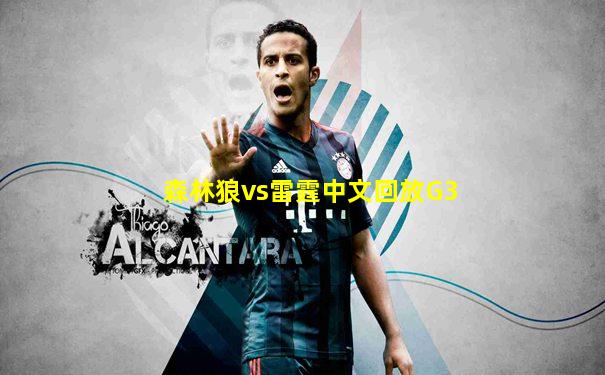 森林狼vs雷霆中文回放G3
