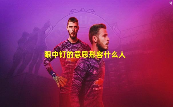 眼中钉的意思形容什么人